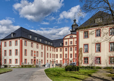 Saalfelder Schloss - hier befindet sich das Landratsamt